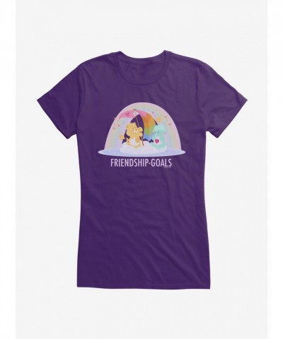 Care Bears Friendship Ship Art T-Shirt for Girls by Ashley Taylor