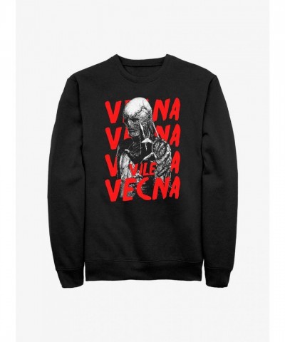 Stranger Things Vecna Men's Cotton Blend Hoodie - Black