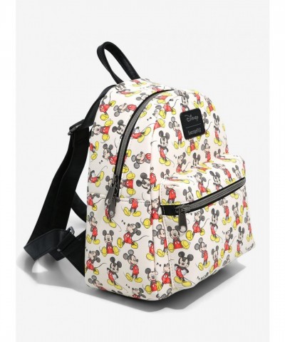 Loungefly Mickey Mouse Sketch Poses Mini Backpack for Disney Fans