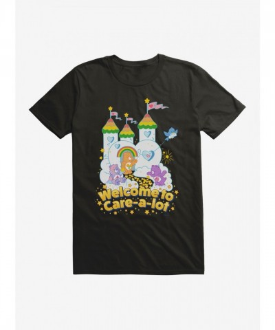 Care Bears Care-A-Lot Unisex T-Shirt - Black Cotton