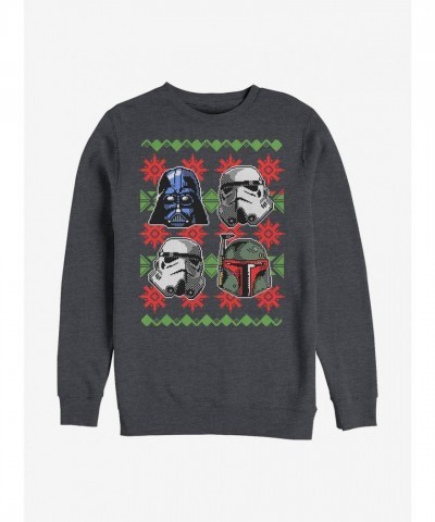 Star Wars Inspired Grey Crew Sweatshirt for Men