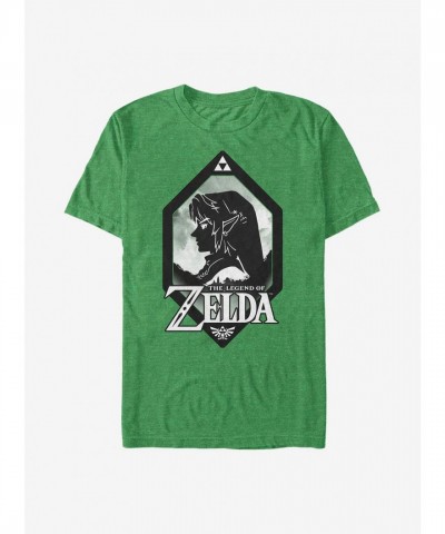 Nintendo Legend of Zelda Silhouette Shield Men's T-Shirt
