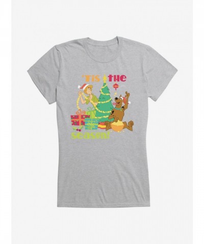 Scooby-Doo Holiday Season Tee for Girls - Comfortable Cotton Scooby and Shaggy Design