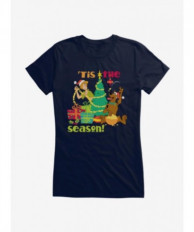 Scooby-Doo Holiday Season Tee for Girls - Comfortable Cotton Scooby and Shaggy Design