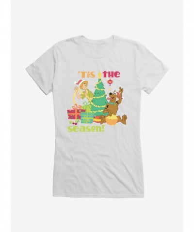 Scooby-Doo Holiday Season Tee for Girls - Comfortable Cotton Scooby and Shaggy Design