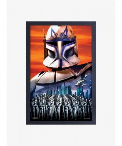 Star Wars Clone Wars Army of Clones MDF Acrylic Framed Wall Art