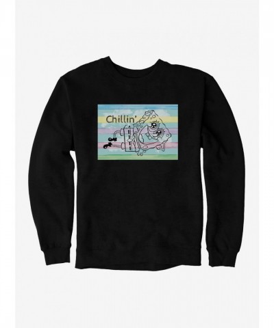 SpongeBob SquarePants Chillin Striped Men's Sweatshirt