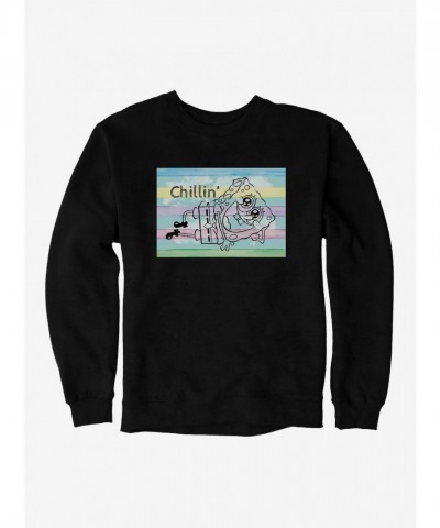SpongeBob SquarePants Chillin Striped Men's Sweatshirt