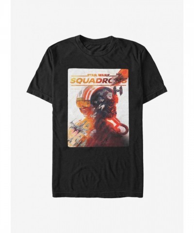 Star Wars Black T-Shirt with Poster Design - Men's Sizes