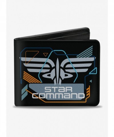 Disney Pixar Lightyear Star Command Men's Bifold Wallet - Premium Vegan Leather