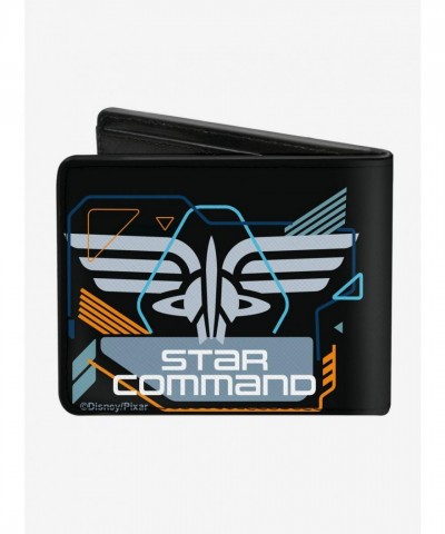 Disney Pixar Lightyear Star Command Men's Bifold Wallet - Premium Vegan Leather